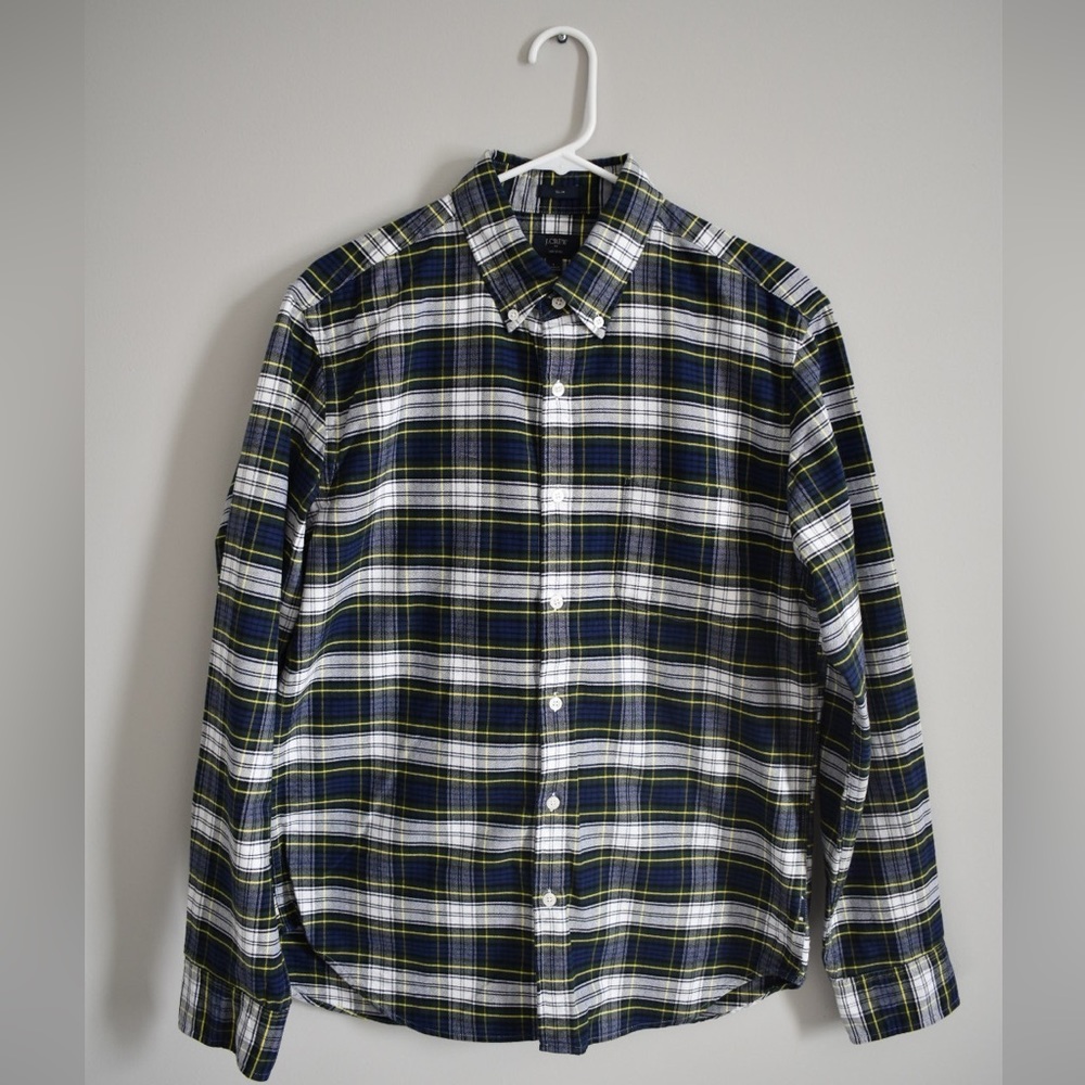 J. Crew Oxford Button Down Slim Fit Shirt, Size L